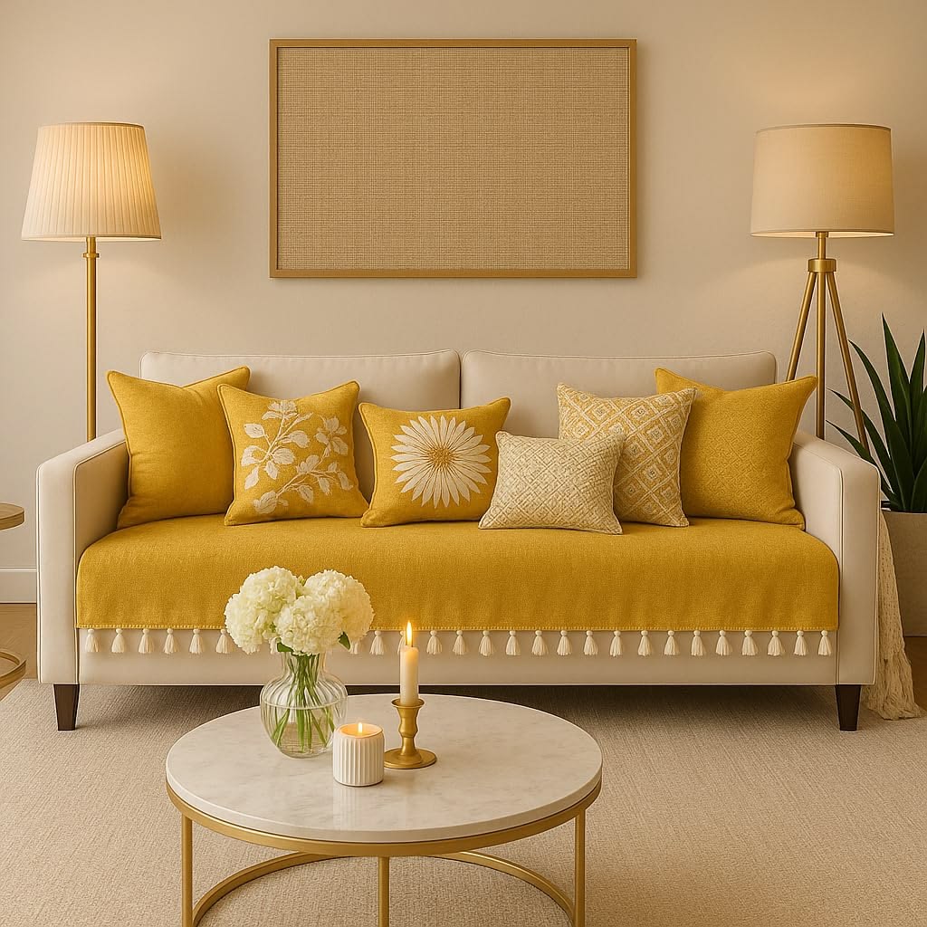 Butter Yellow and Mustard Tones Warm Up Spaces Daily Home Review
